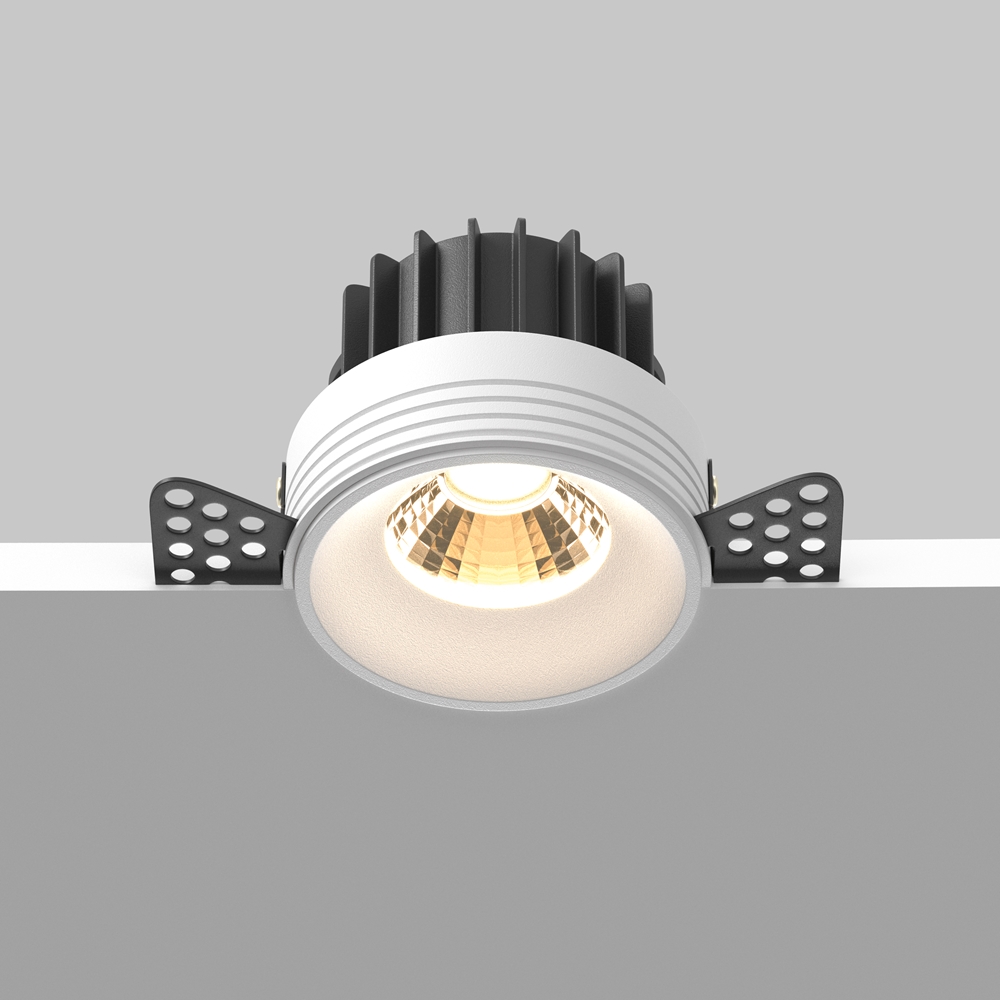 Встраиваемый светильник Maytoni Round 2700K 12W 60° DL058-12W2.7K-TRS-W