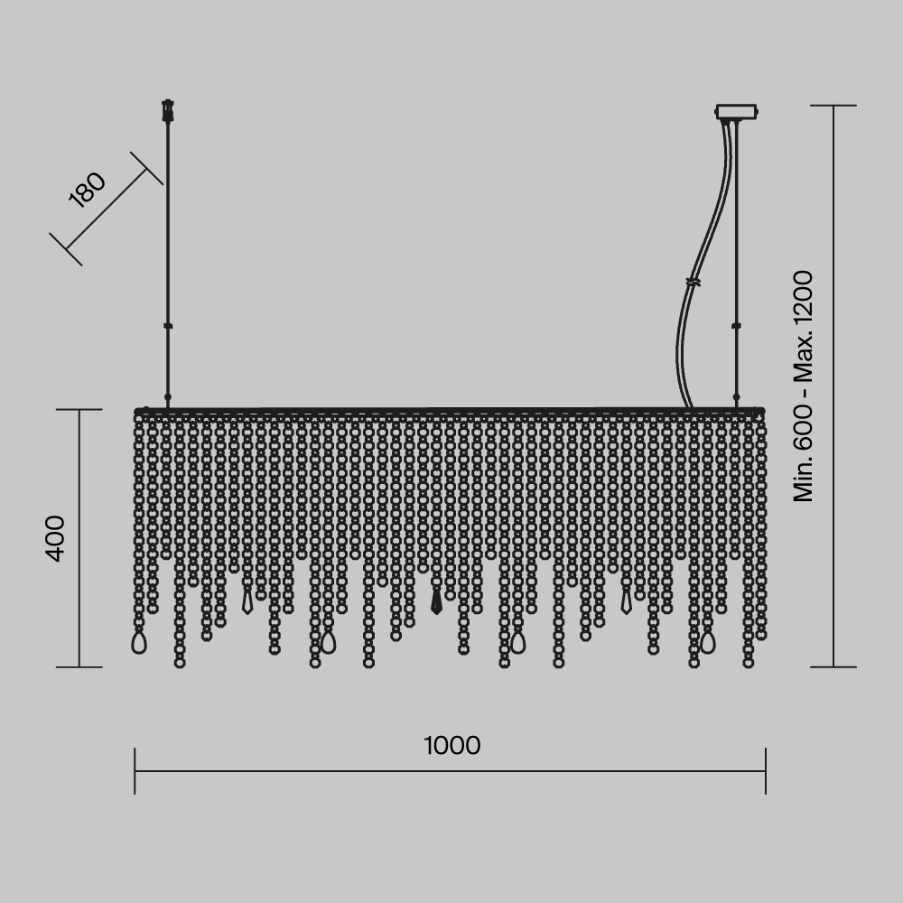 Подвесной светильник Maytoni Empress DIA002PL-05CH