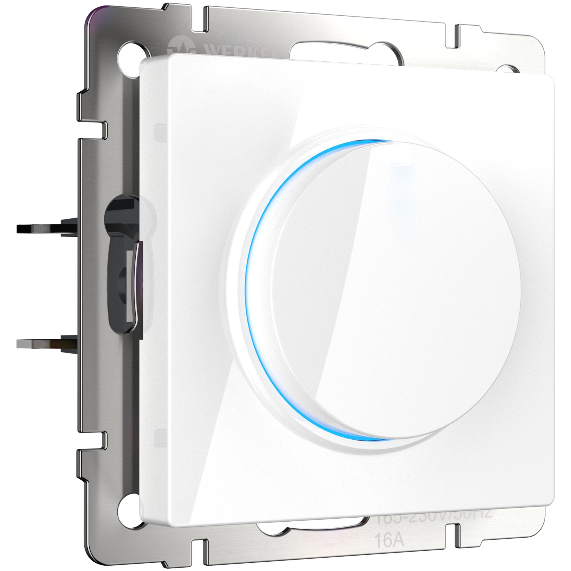 Диммер с подсветкой (белый глянцевый) Werkel