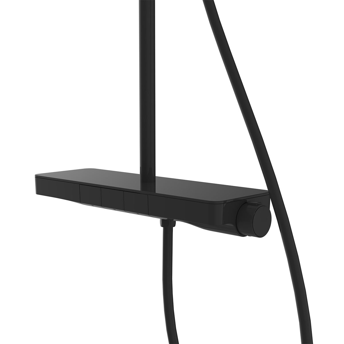 Душевая стойка Vincea Inspire VSFS-3I12TMB настенная цвет черный матовый