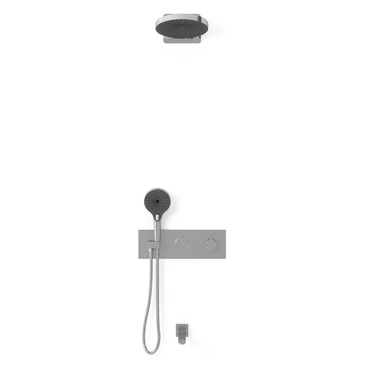 Душевая система Vincea VSFW-432TI1CH встраиваемая в стену цвет хром