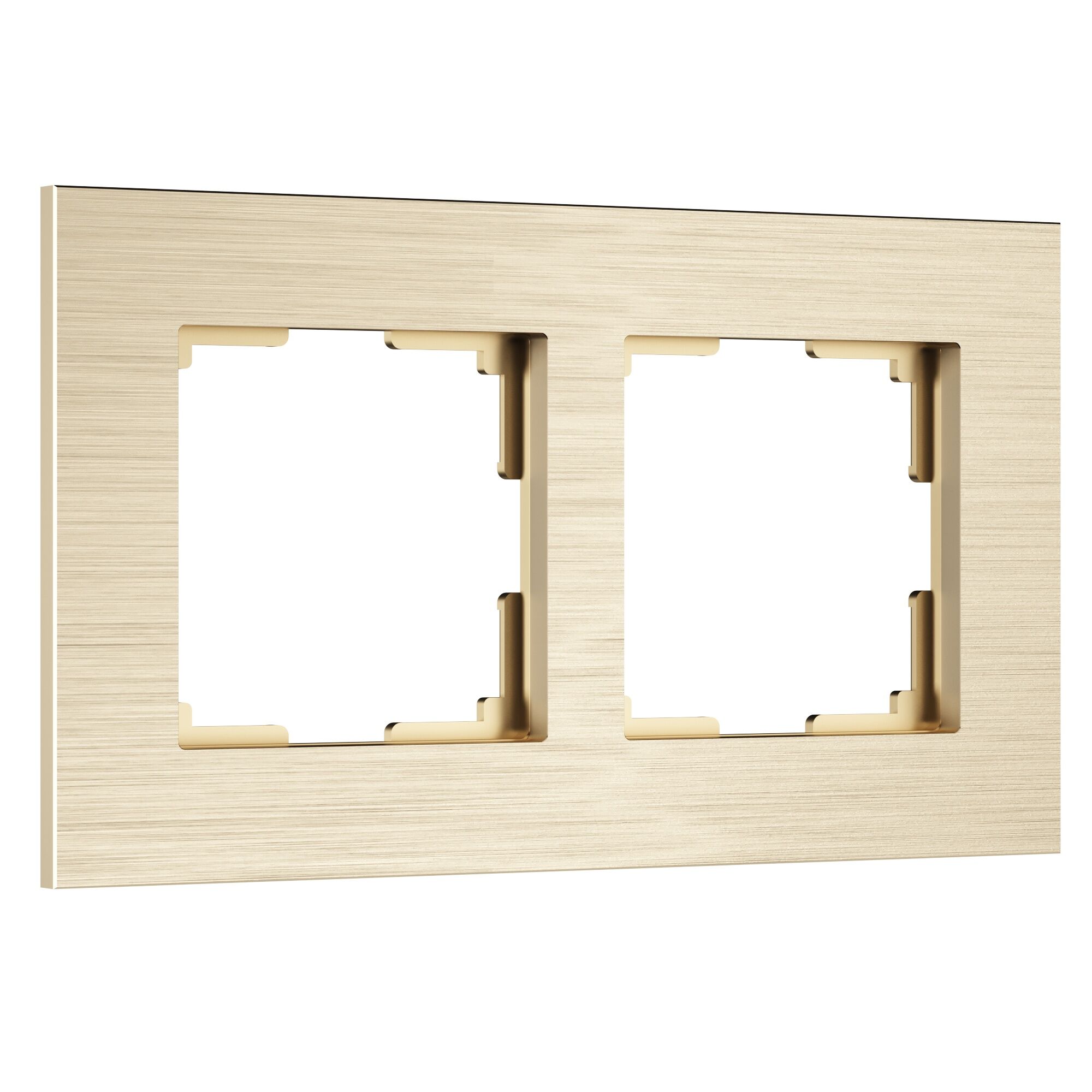 Рамка на 2 поста AluMax (шампань) Werkel