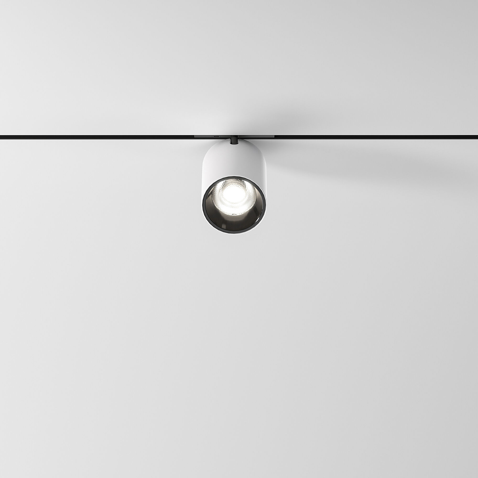 Mini Magnetic Трековый поворотный светильник 9W 3000K белый/черный