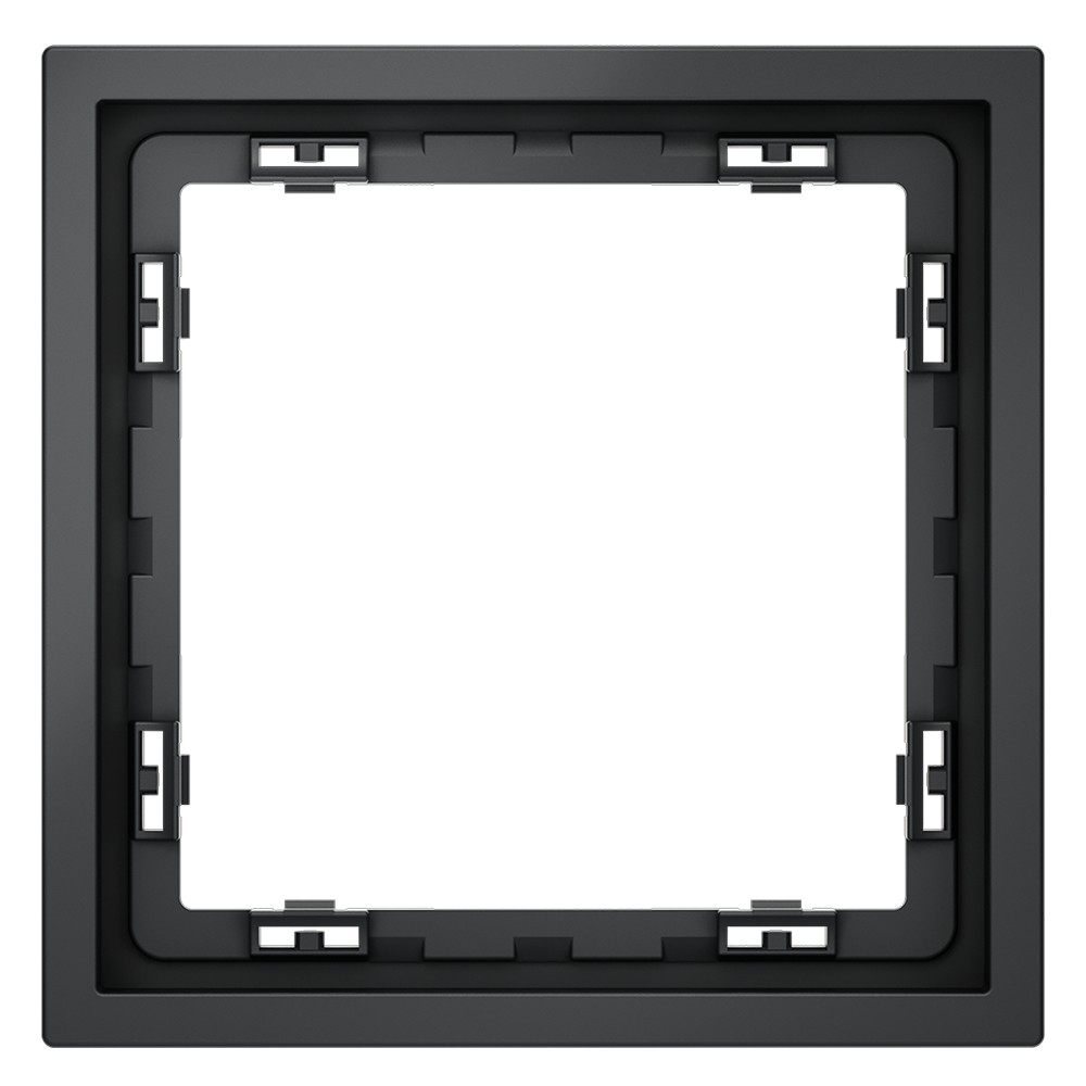 Рамка пластиковая VOLTUM S70 на 1 пост, (графит)