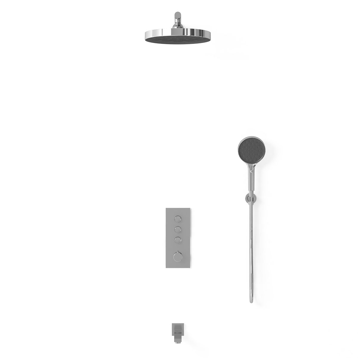 Душевая система Vincea VSFW-433TI2CH встраиваемая в стену цвет хром