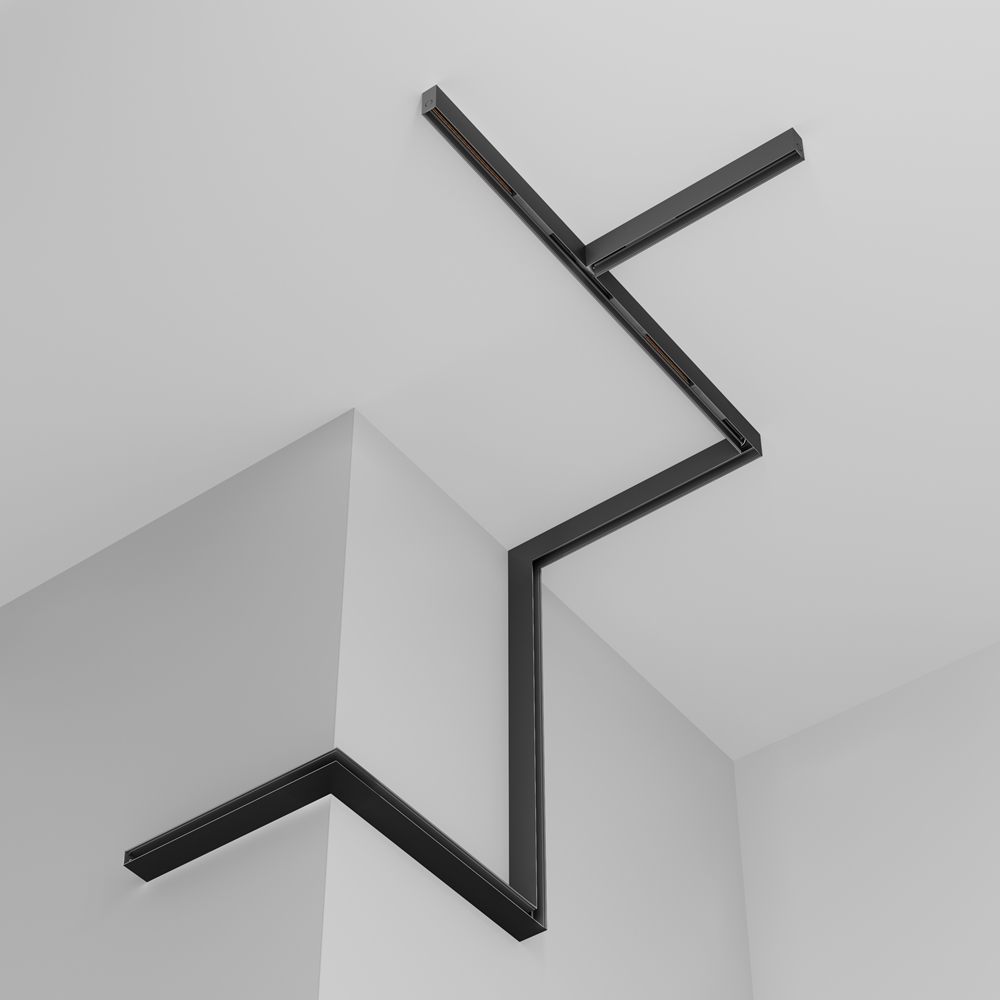 Шинопровод 3м Exility накладной/подвесной черный Maytoni TRX034-413B