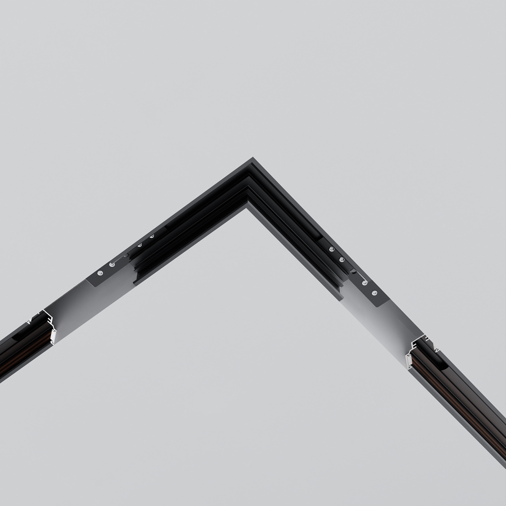 Коннектор угловой Exility для встраиваемого низкопрофильного шинопровода Maytoni TRAM034CL-42B