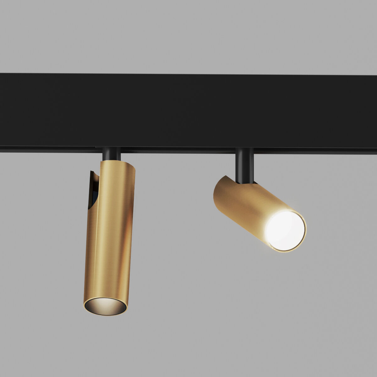 Slim Magnetic Умный трековый поворотный светильник 14W 2700-6500K Dim Dual латунь