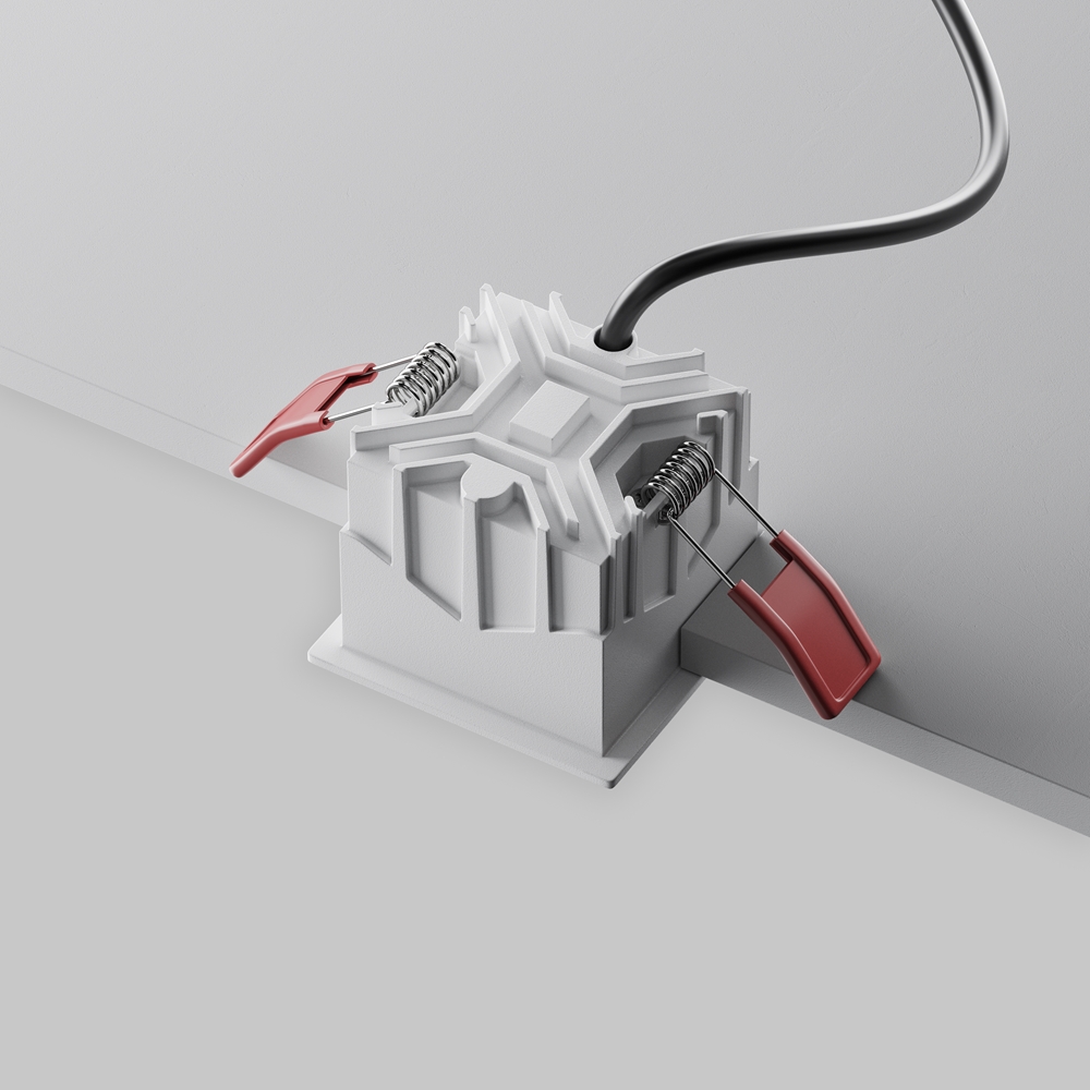 Встраиваемый светильник Maytoni Alfa LED 3000К 10Вт 50° DL043-01-10W3K-SQ-W-1