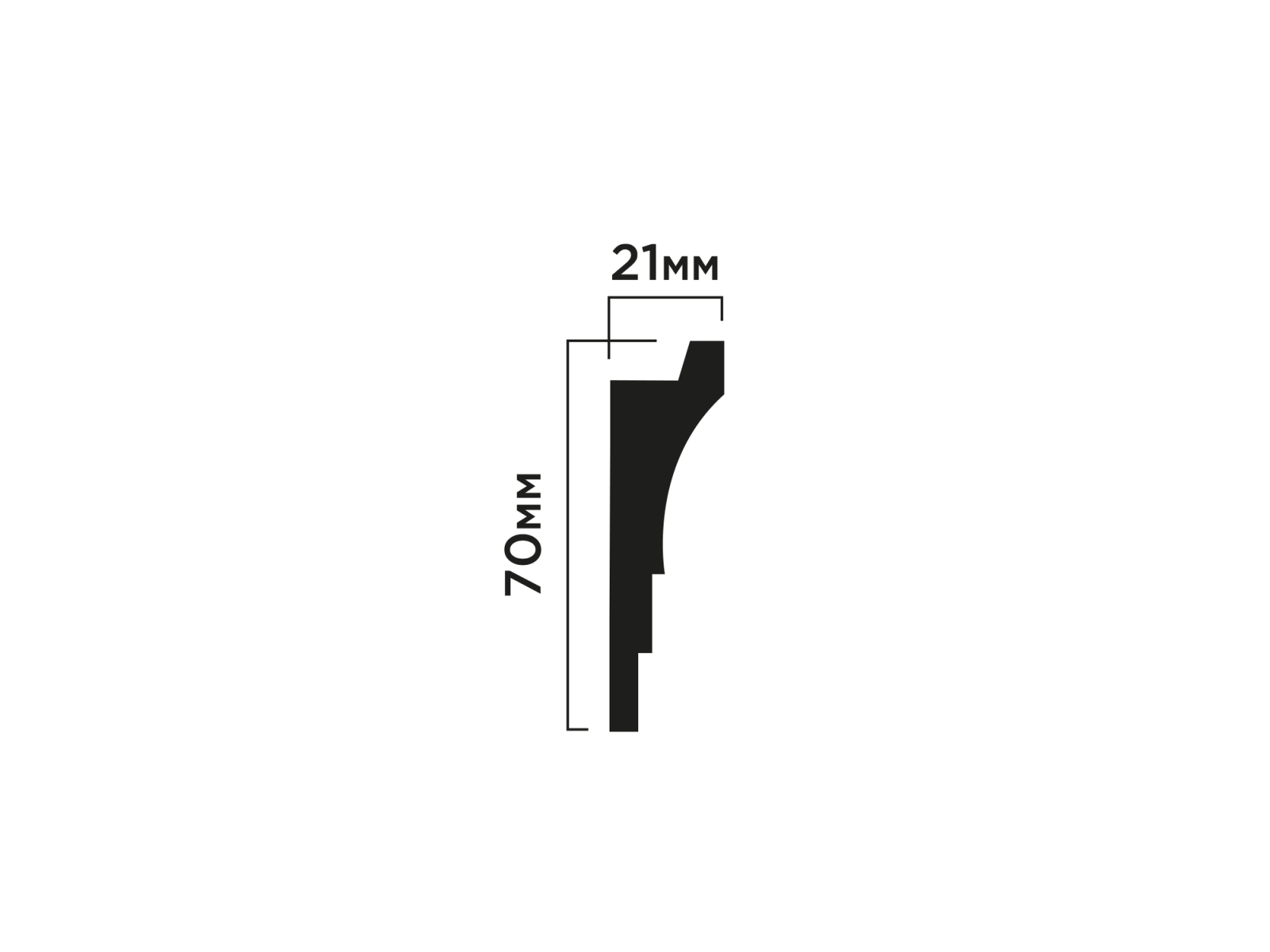 Карниз A70V1 HIWOOD