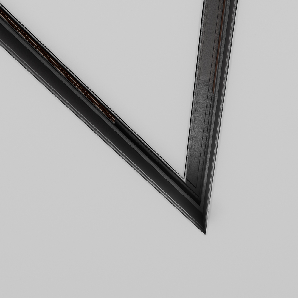 Коннектор угловой 45° Exility встраиваемый под ГКЛ 9,5мм, черный Maytoni TRA034CLS-42B