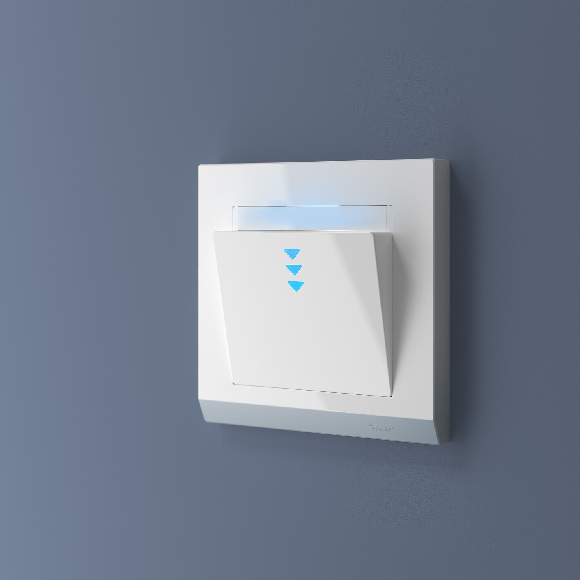 Электронный карточный выключатель (белый глянцевый) Werkel