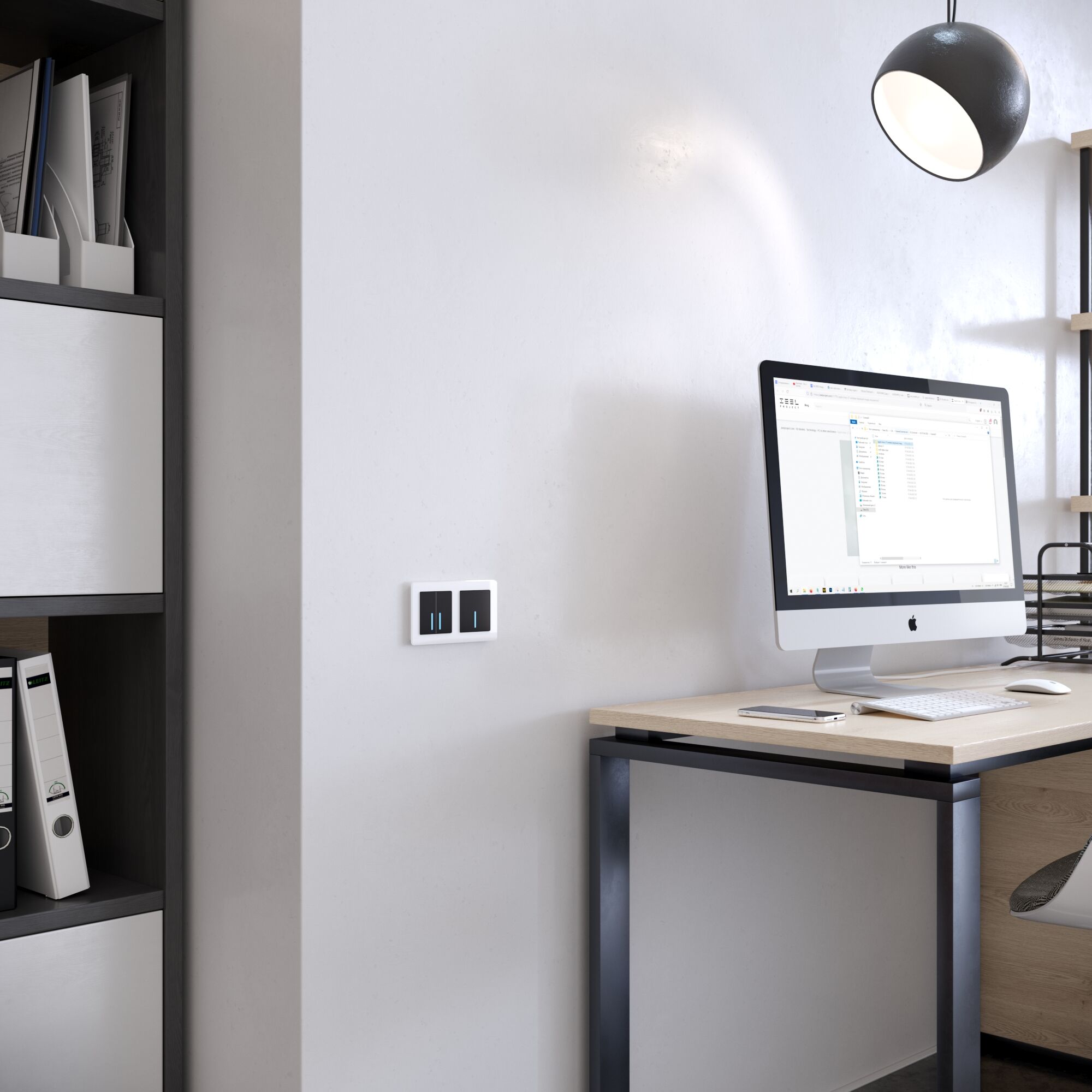 Рамка на 2 поста Acrylic белый Werkel