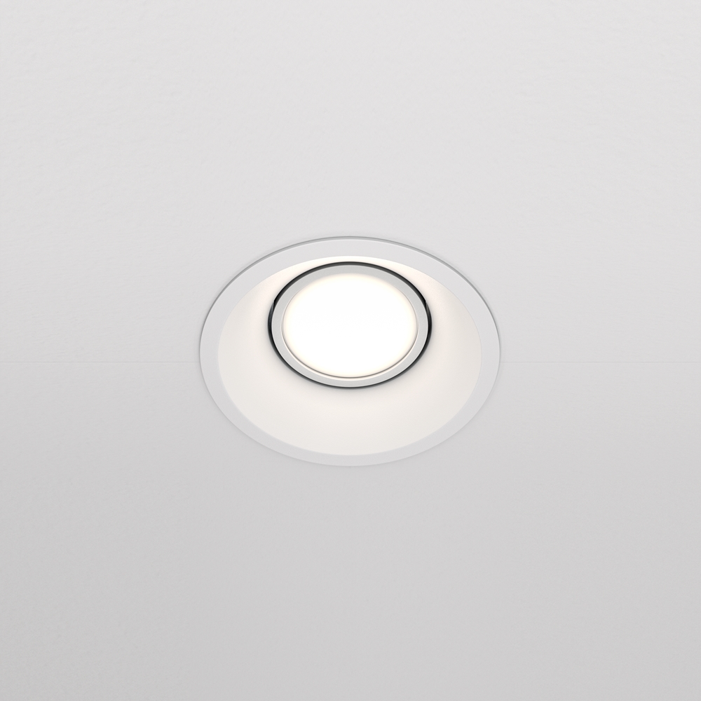 Встраиваемый светильник Maytoni Dot GU10 10Вт DL028-2-01W