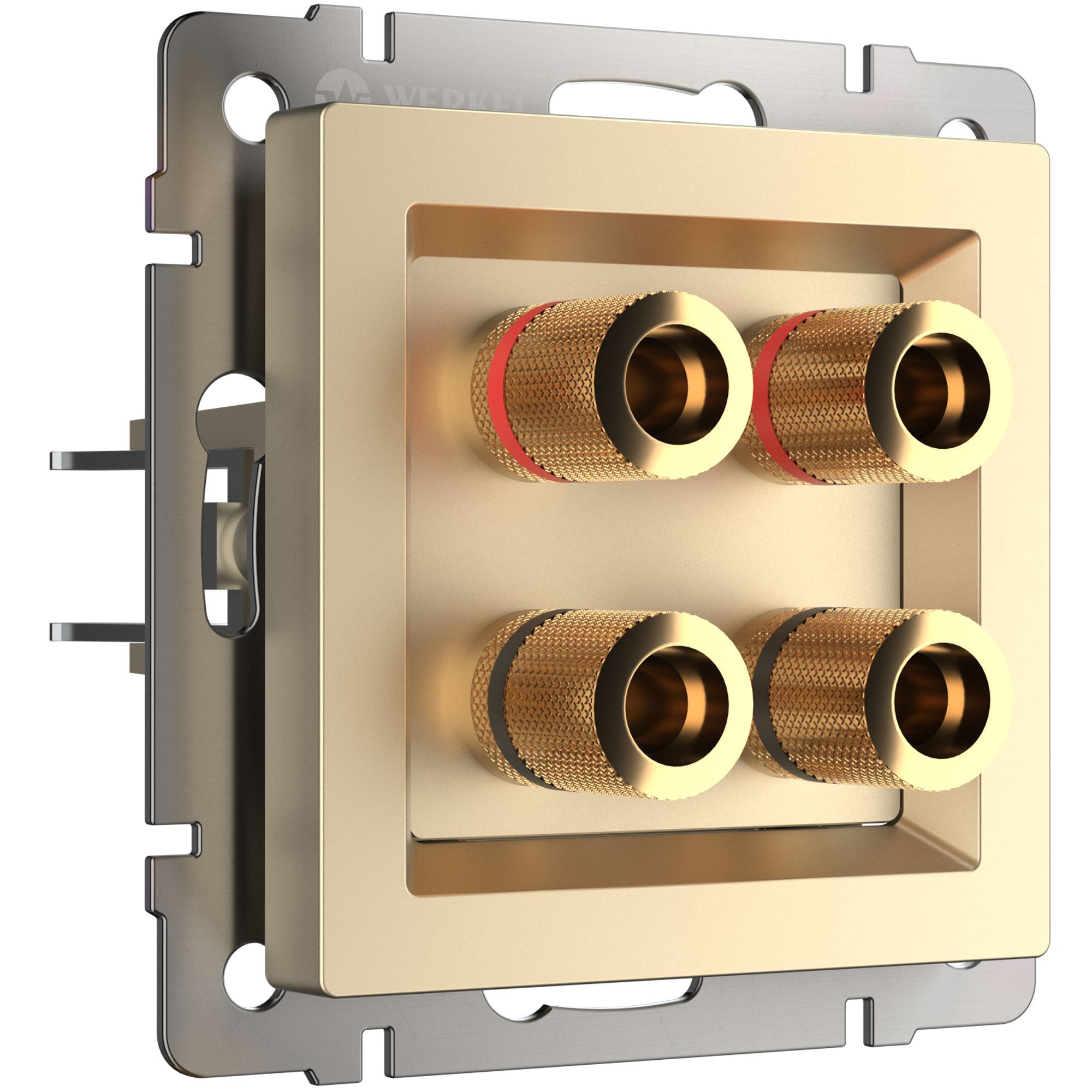 Акустическая розетка (шампань) Werkel