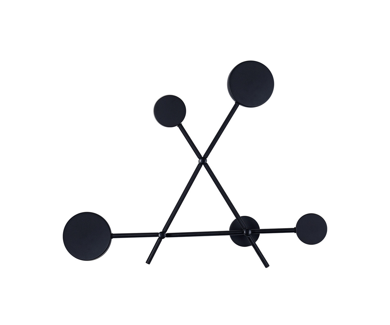 2207A,19 Настенный светильник Фирс черный Led 24W