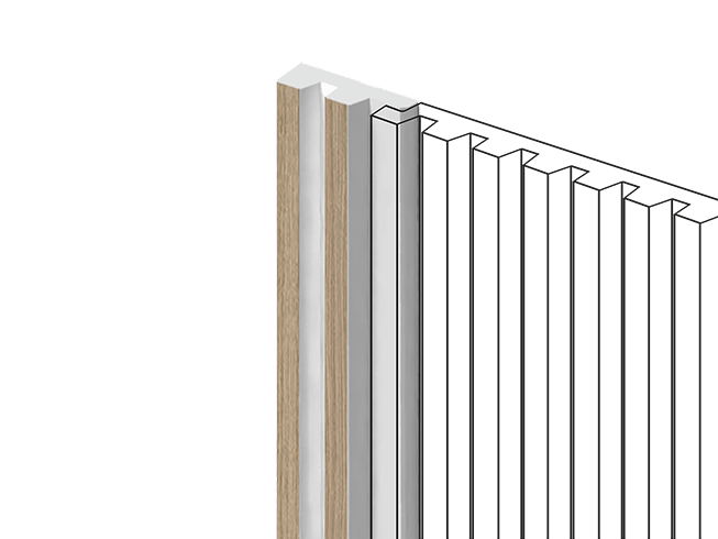 Финишный молдинг LF129A BR417N HIWOOD