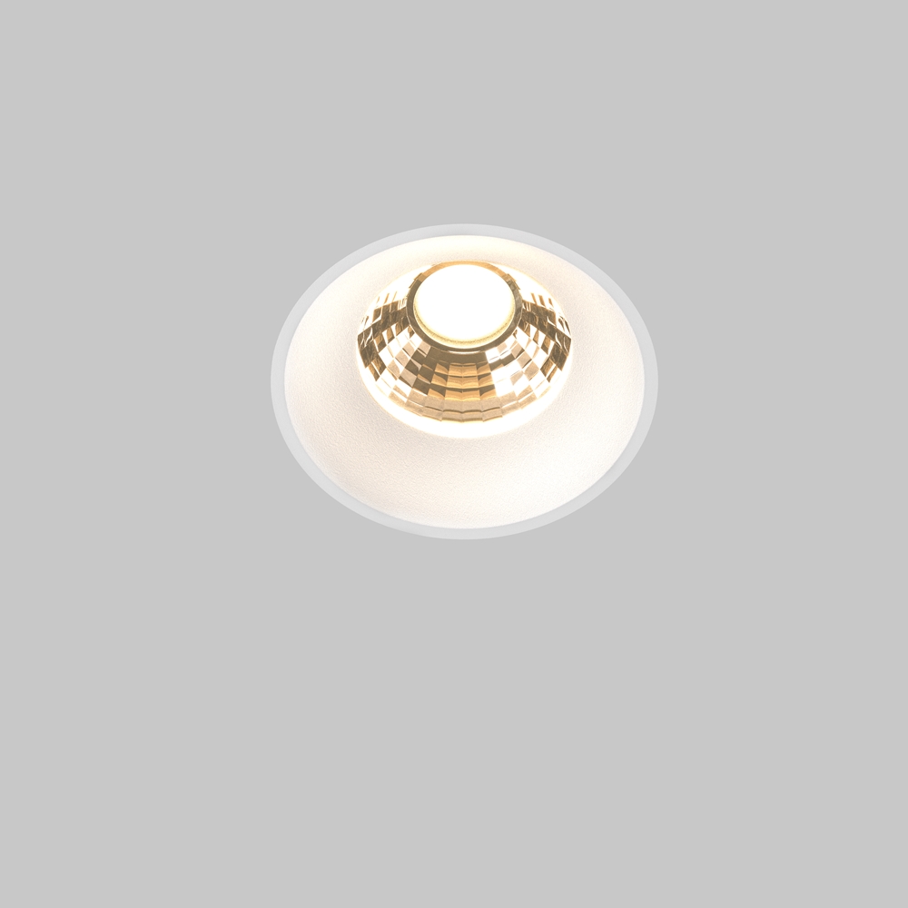 Встраиваемый светильник Maytoni Round 2700K 12W 60° DL058-12W2.7K-TRS-W