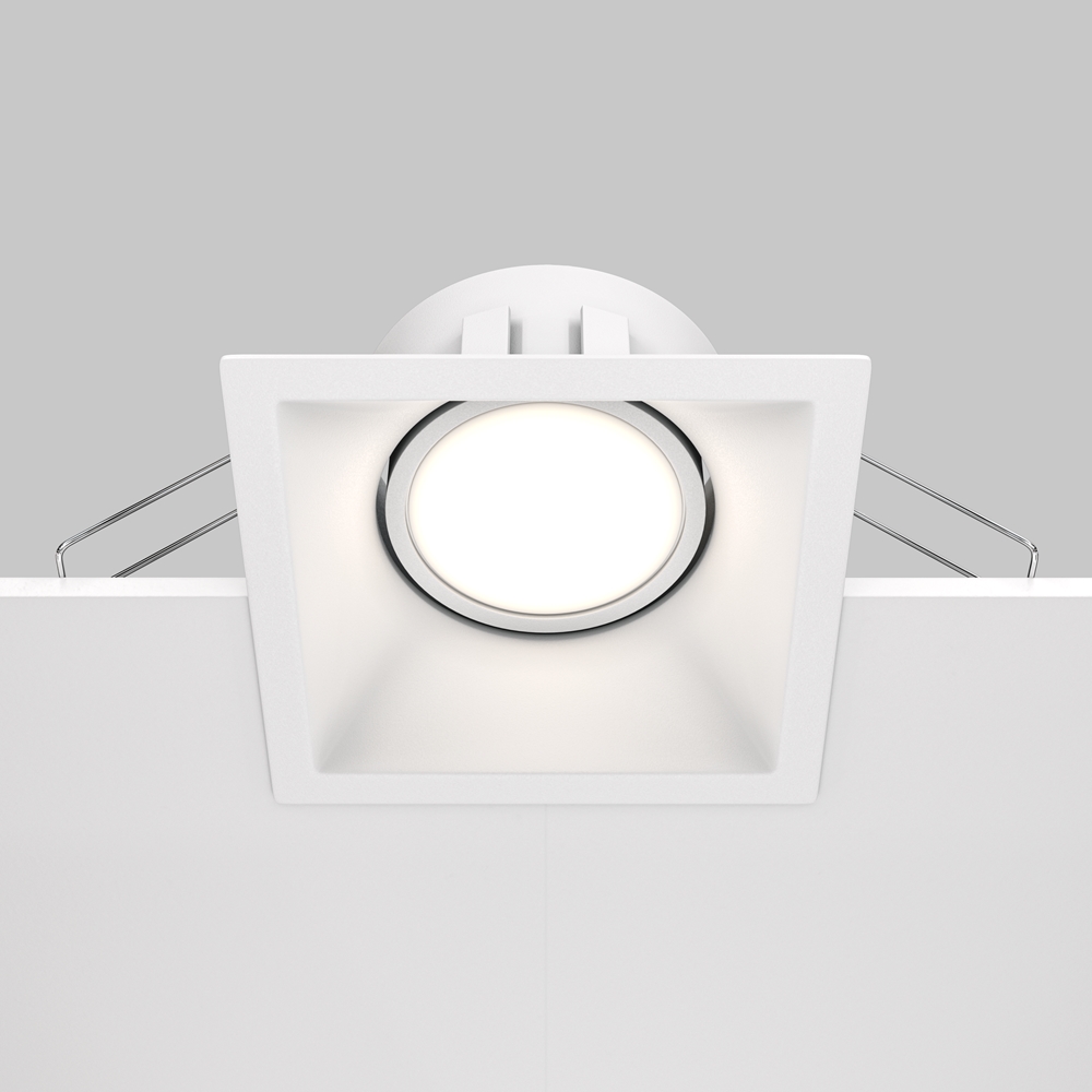 Встраиваемый светильник Maytoni Dot GU10 10Вт DL029-2-01W