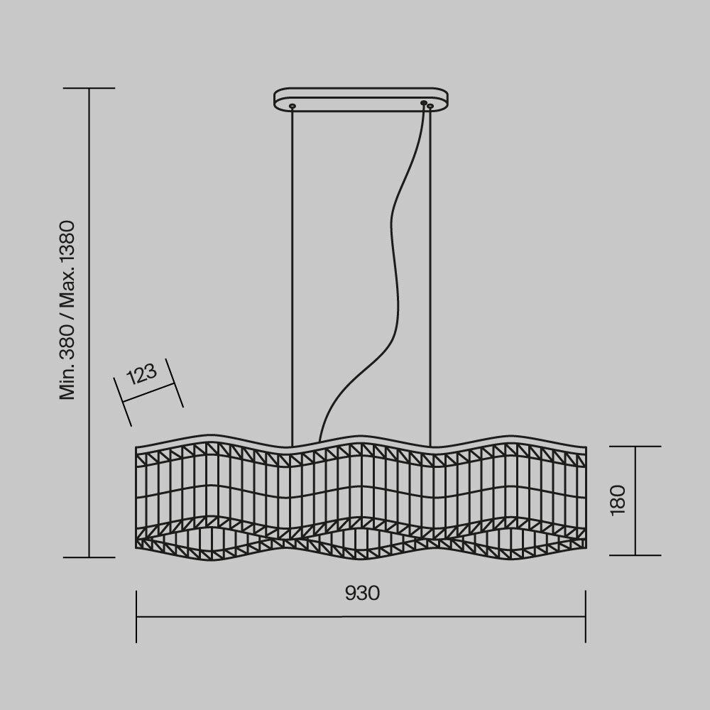 Подвесной светильник Maytoni Dune DIA005PL-06CH