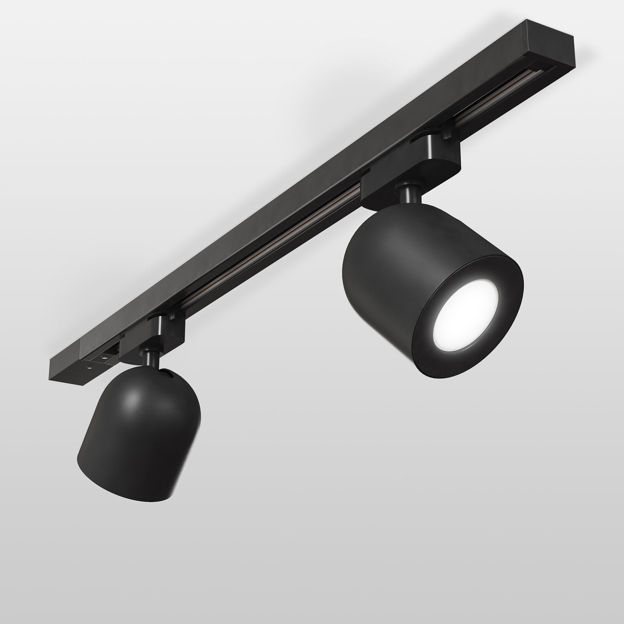 Basic System Трековый поворотный светильник GU10 Ogma черный