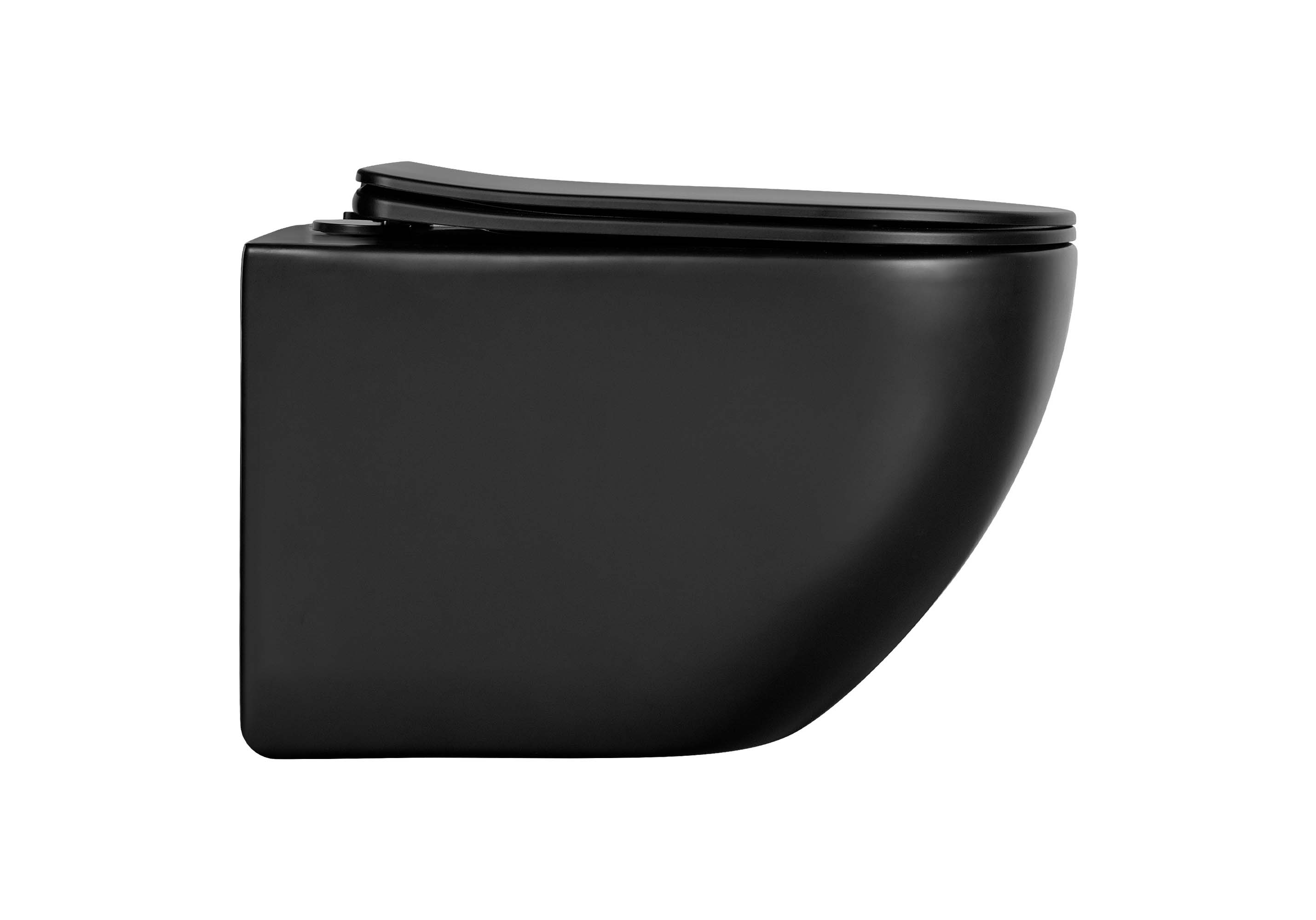 Унитаз подвесной безободковый Aquatek ЕВРОПА AQ1901-MB 525*360*320 с сиденьем Soft Close