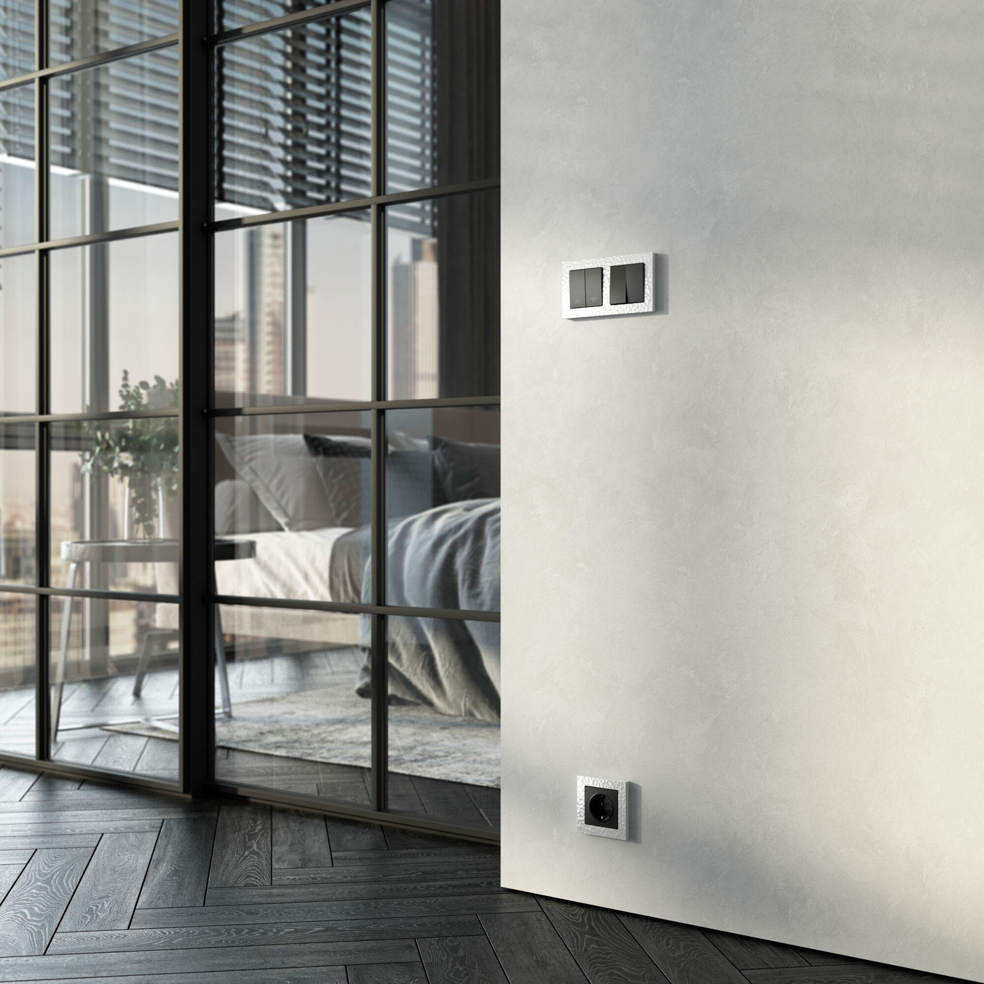 Рамка на 2 поста Hammer (белый) Werkel