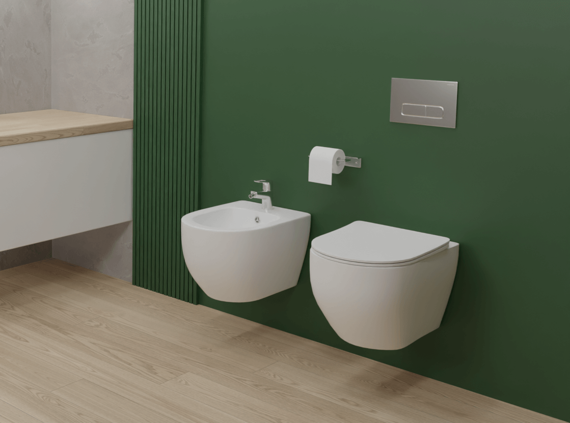 Унитаз подвесной безободковый Aquatek ЕВРОПА AQ1901-00 525*360*320 с сиденьем Soft Close