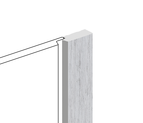 Финишный молдинг LF124B W36 HIWOOD