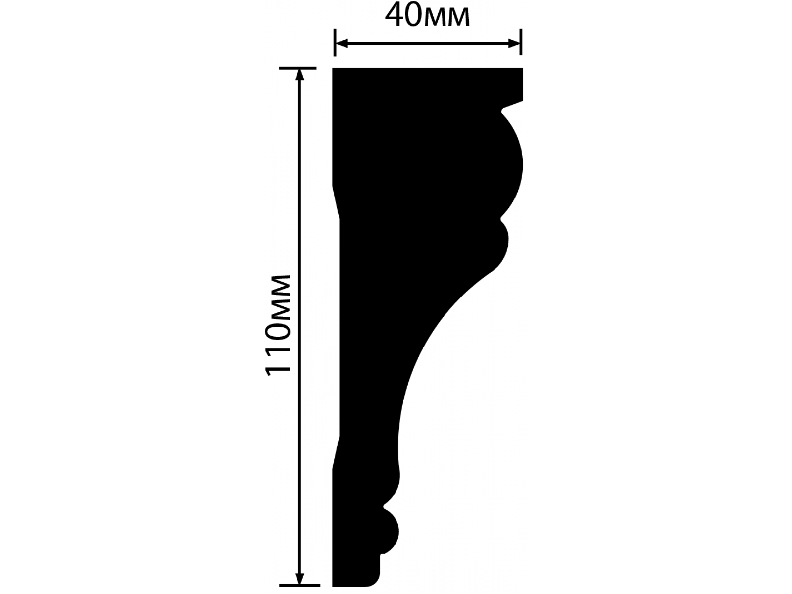 Молдинг T1011 HIWOOD