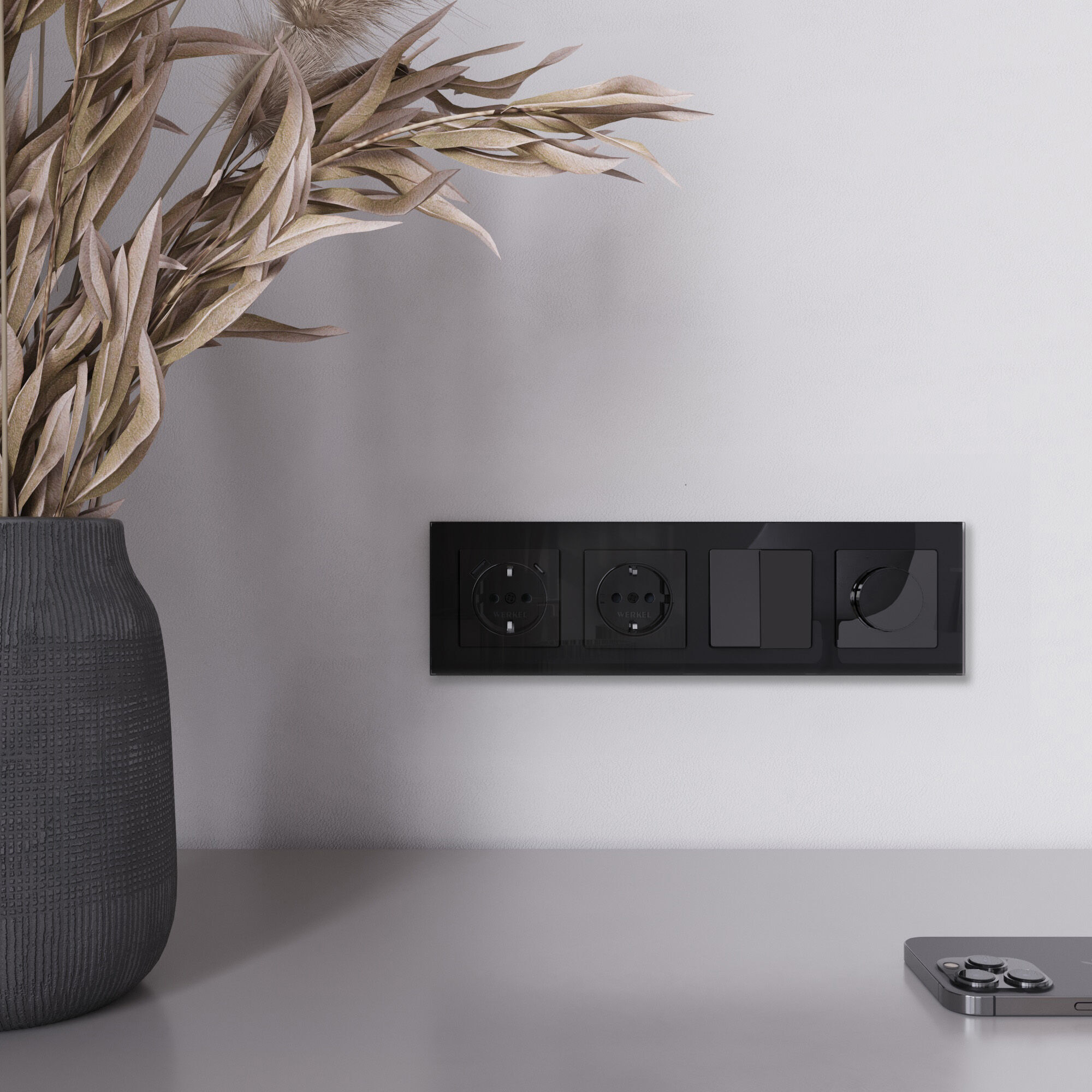 Диммер (черный акрил) Werkel