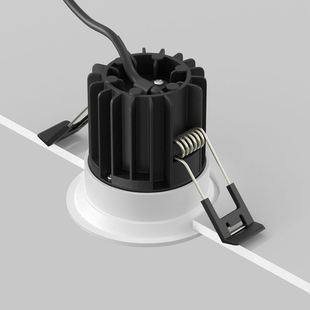 Встраиваемый светильник Maytoni Round 2700K 7Вт 60° DL058-7W2.7K-W