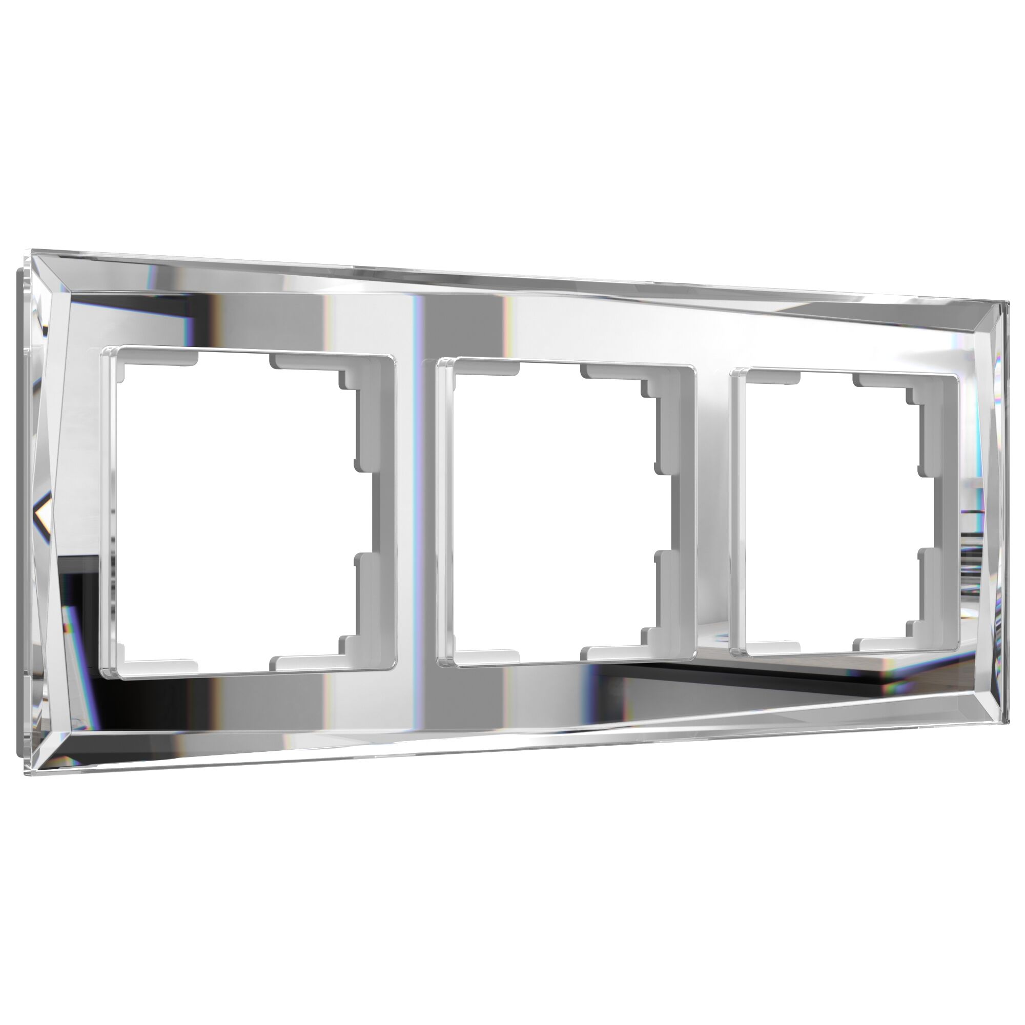 Рамка на 3 поста (зеркальный) Werkel