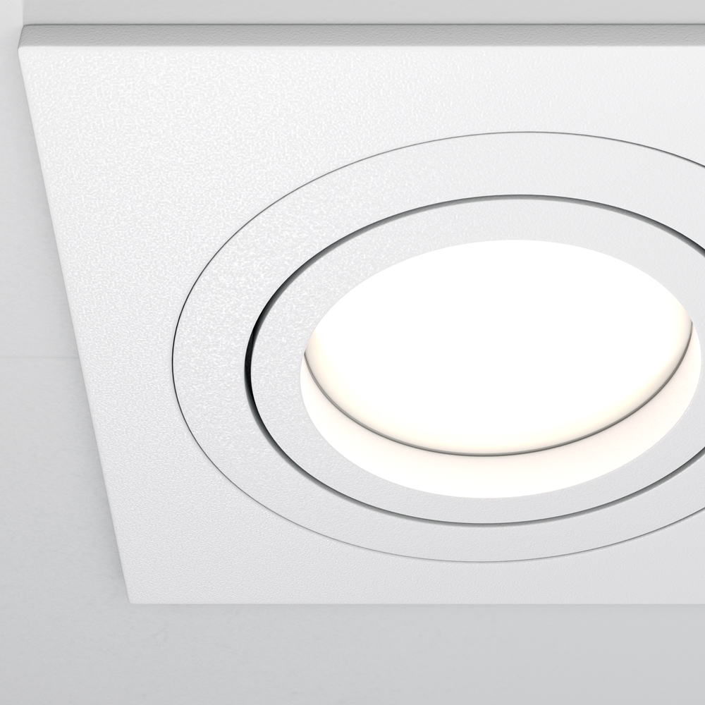 Встраиваемый светильник Maytoni Atom GU10 10Вт DL024-2-01W