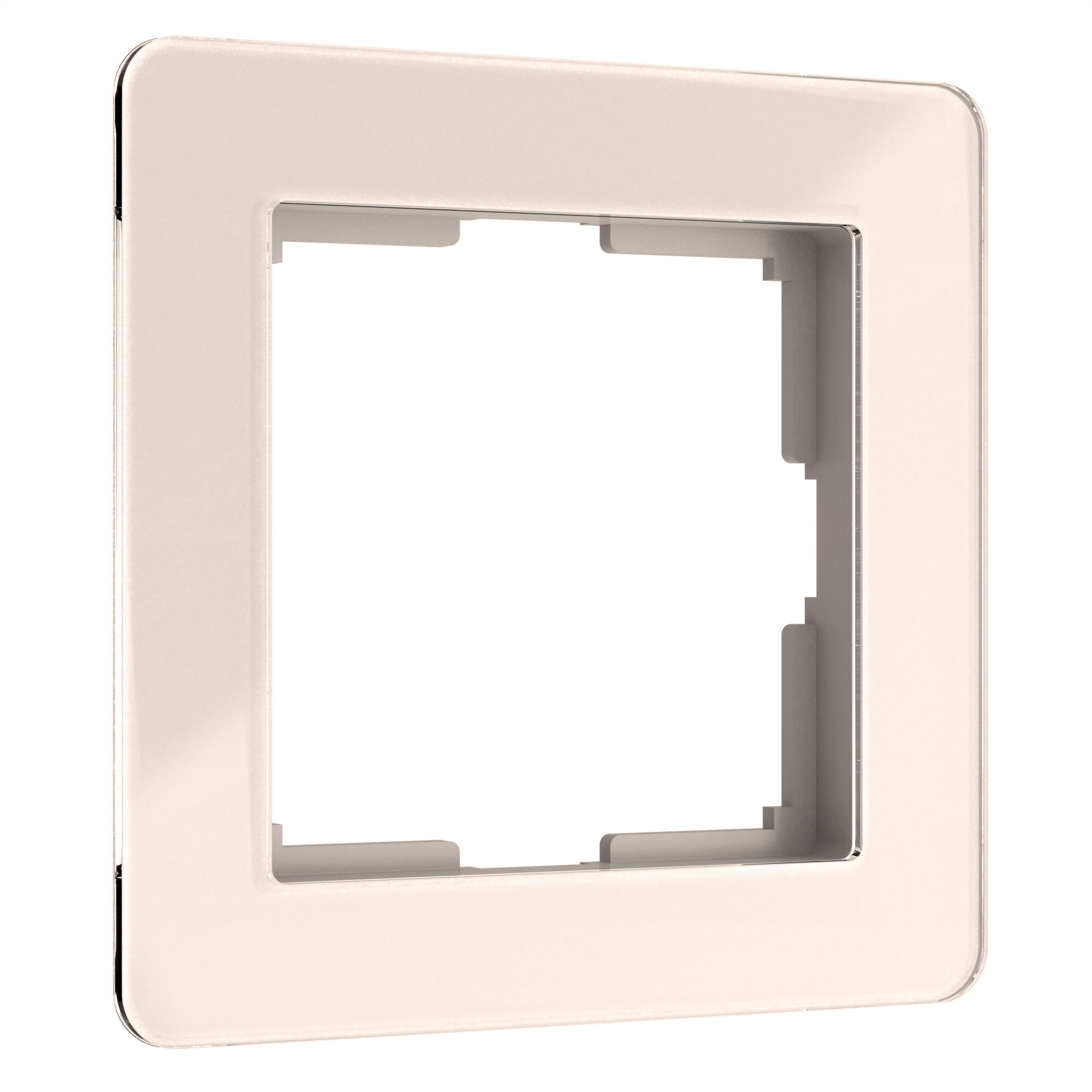 Рамка на 1 пост Acrylic айвори Werkel