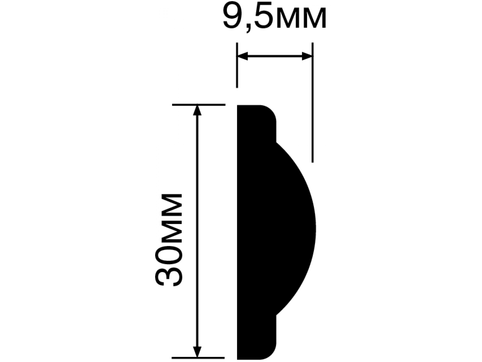 Молдинг D1030 HIWOOD
