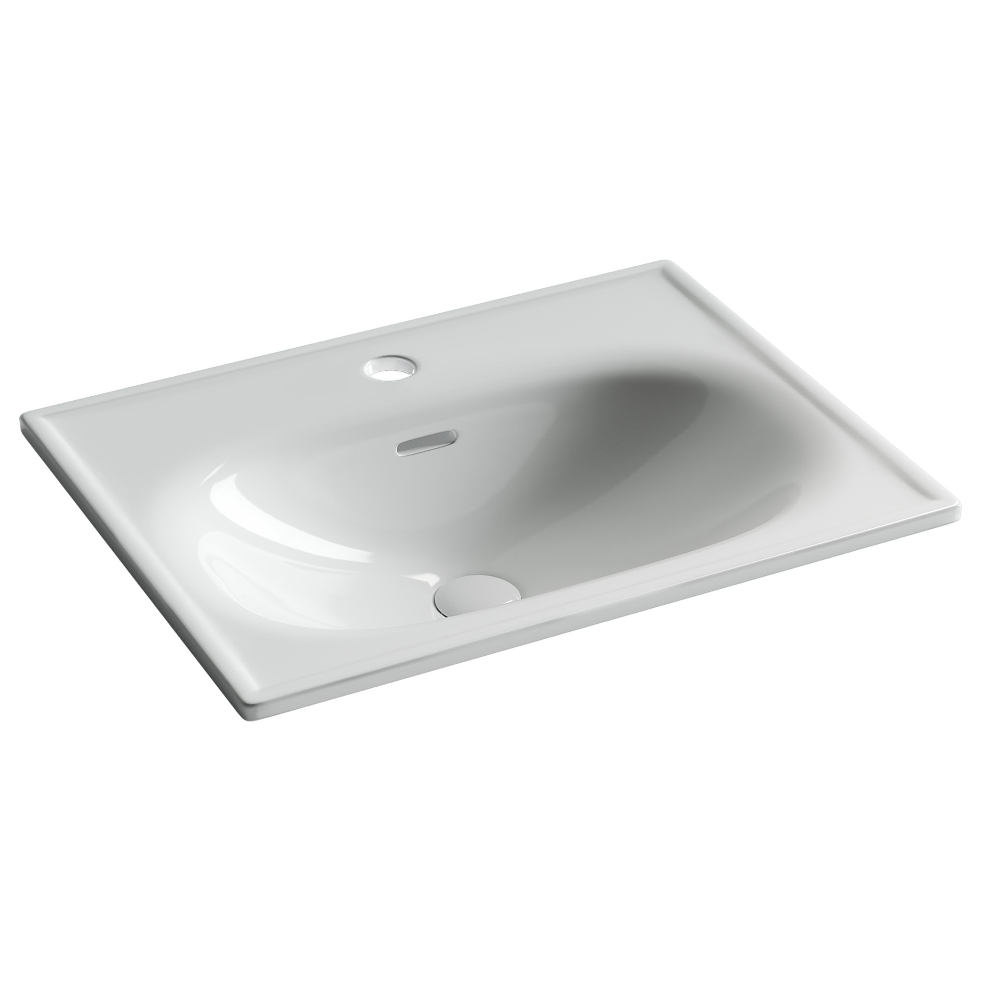 Раковина накладная с отверстием под смеситель CN13001