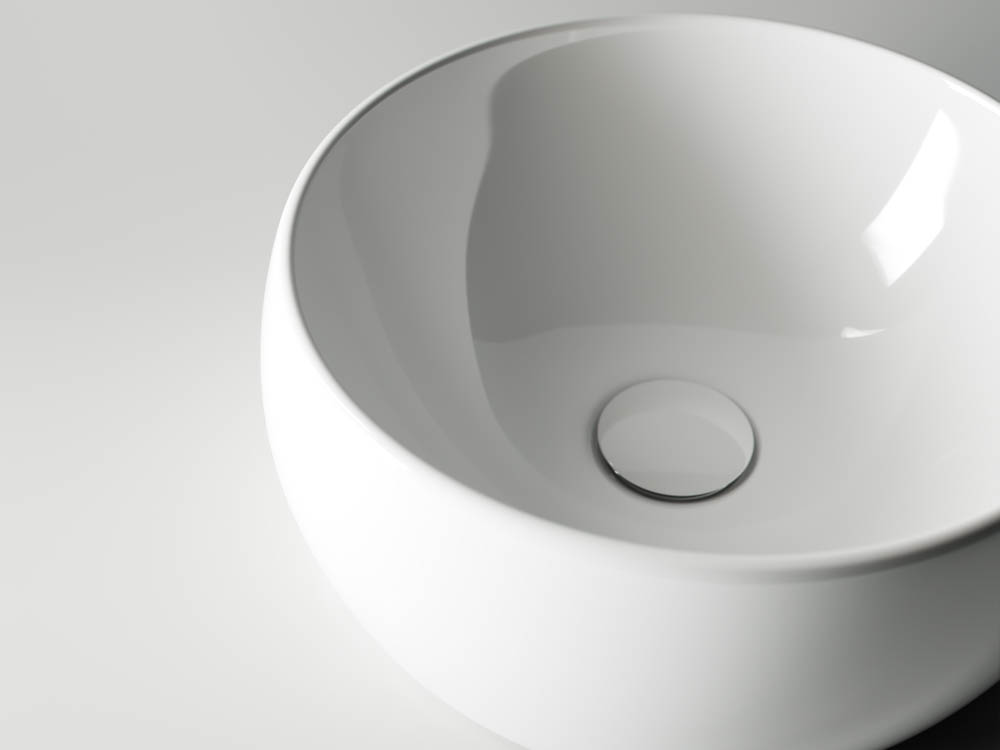 Умывальник чаша накладная круглая CN6001