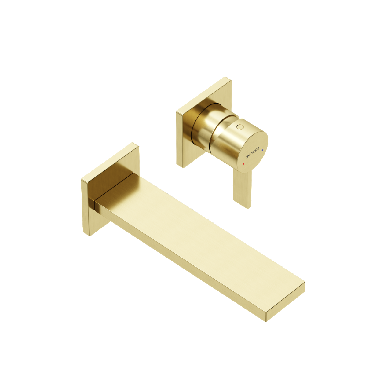 Смеситель для раковины Linn c внутренней частью, брашированное золото, PVD покрытие SC9021BG