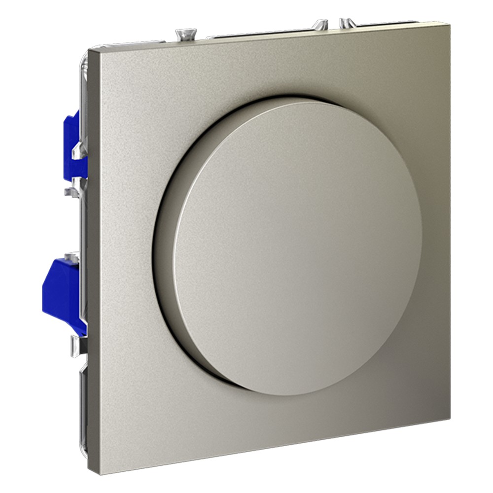 Светорегулятор встраиваемый VOLTUM S70 поворотно-нажимной 600 Вт, (шелк)