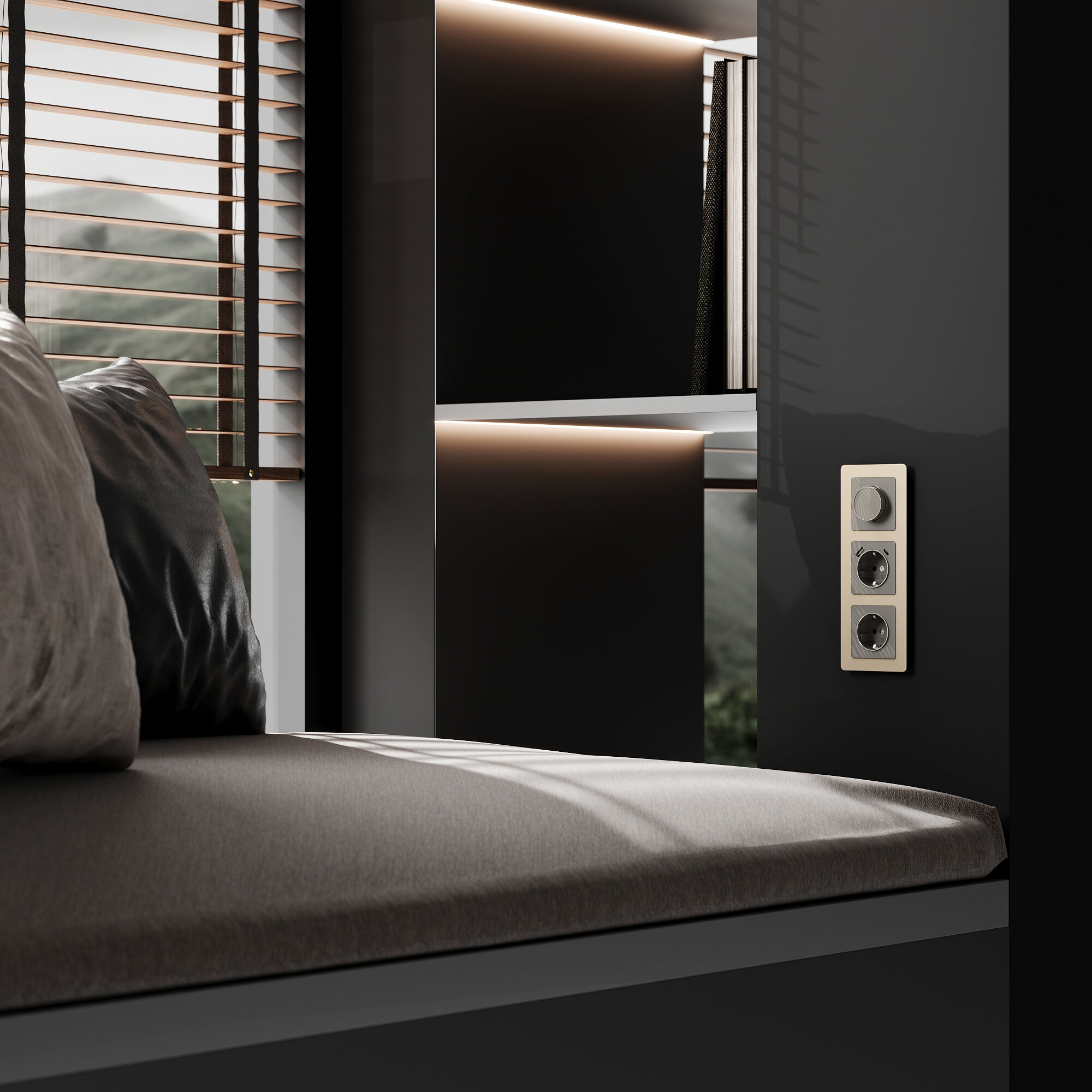 Диммер (графит акрил) Werkel