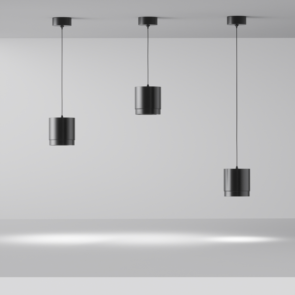 Подвесной светильник Maytoni Polar GX53 1x12Вт P088PL-GX53-B