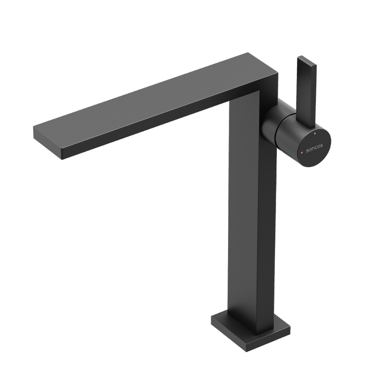 Смеситель для раковины высокий Linn, черный матовый SC9020MB