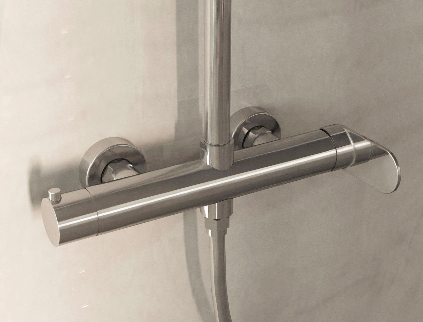 Душевая стойка Vincea Rondo VSFS-1R0CH настенная цвет хром