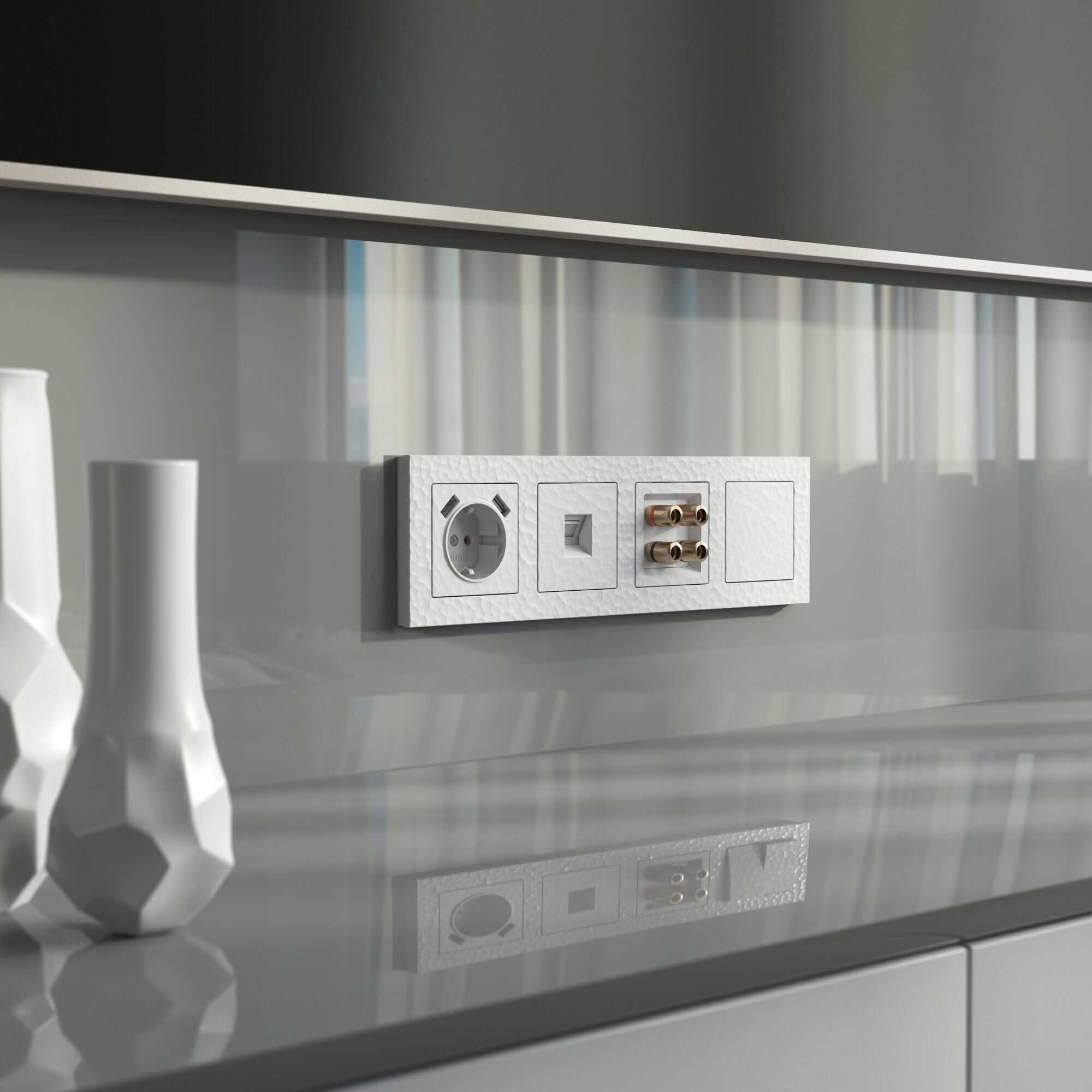 Акустическая розетка (белый) Werkel