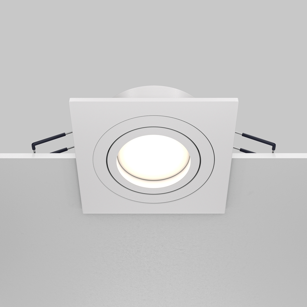 Встраиваемый светильник Maytoni Atom GU10 10Вт DL024-2-01W