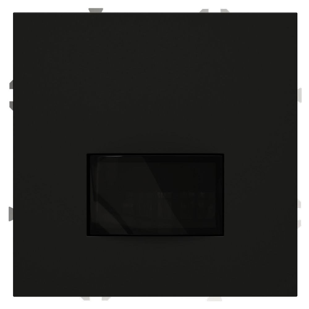 Датчик движения встраиваемый VOLTUM S70, (черный матовый)