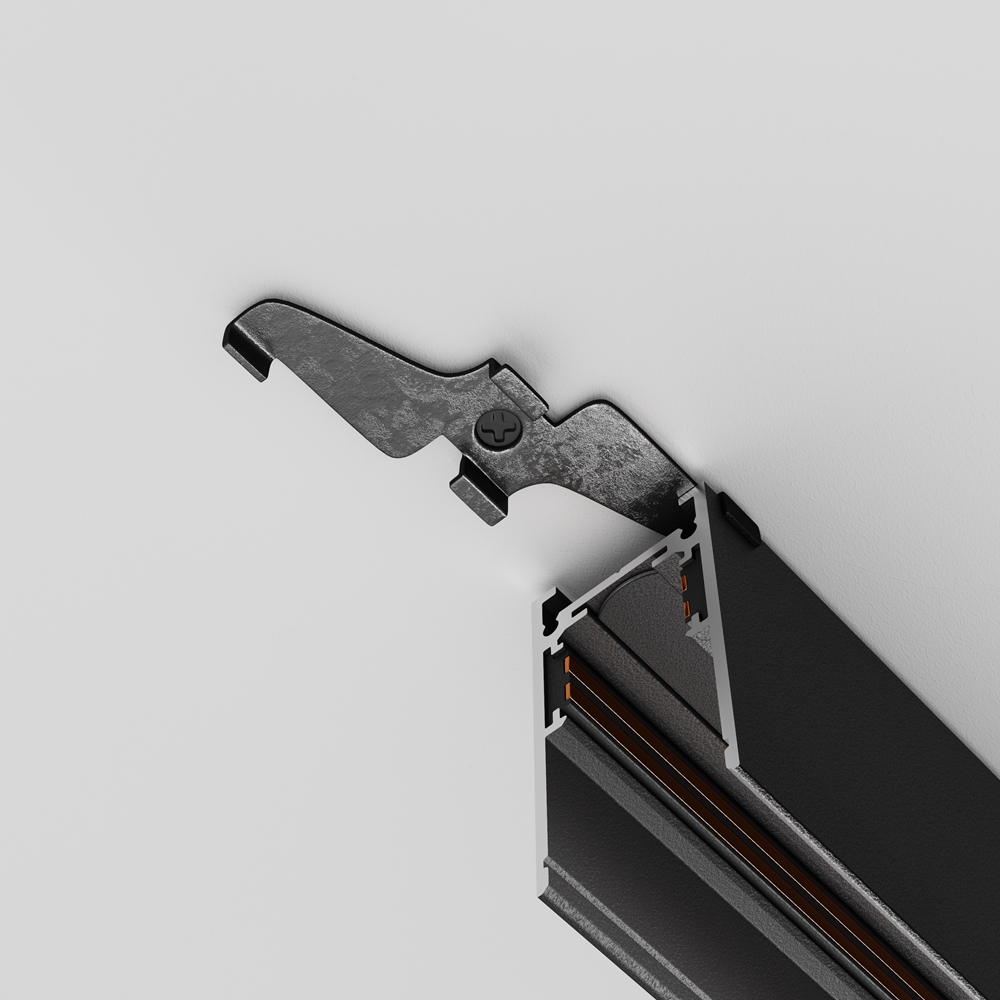 Фиксатор для накладного монтажа Exility черный, 2шт Maytoni TRA034HS-21B