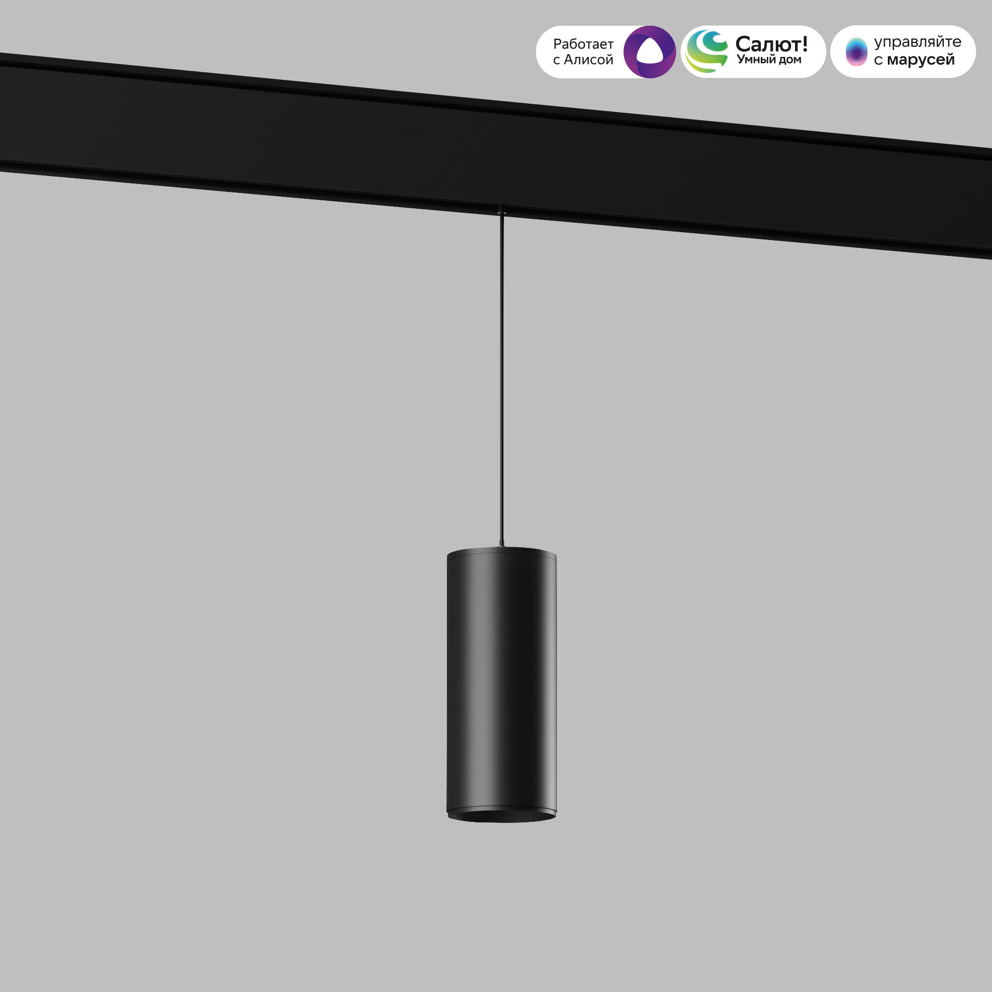 Slim Magnetic Умный трековый светильник 15W 2700-6500K Dim Amend чёрный