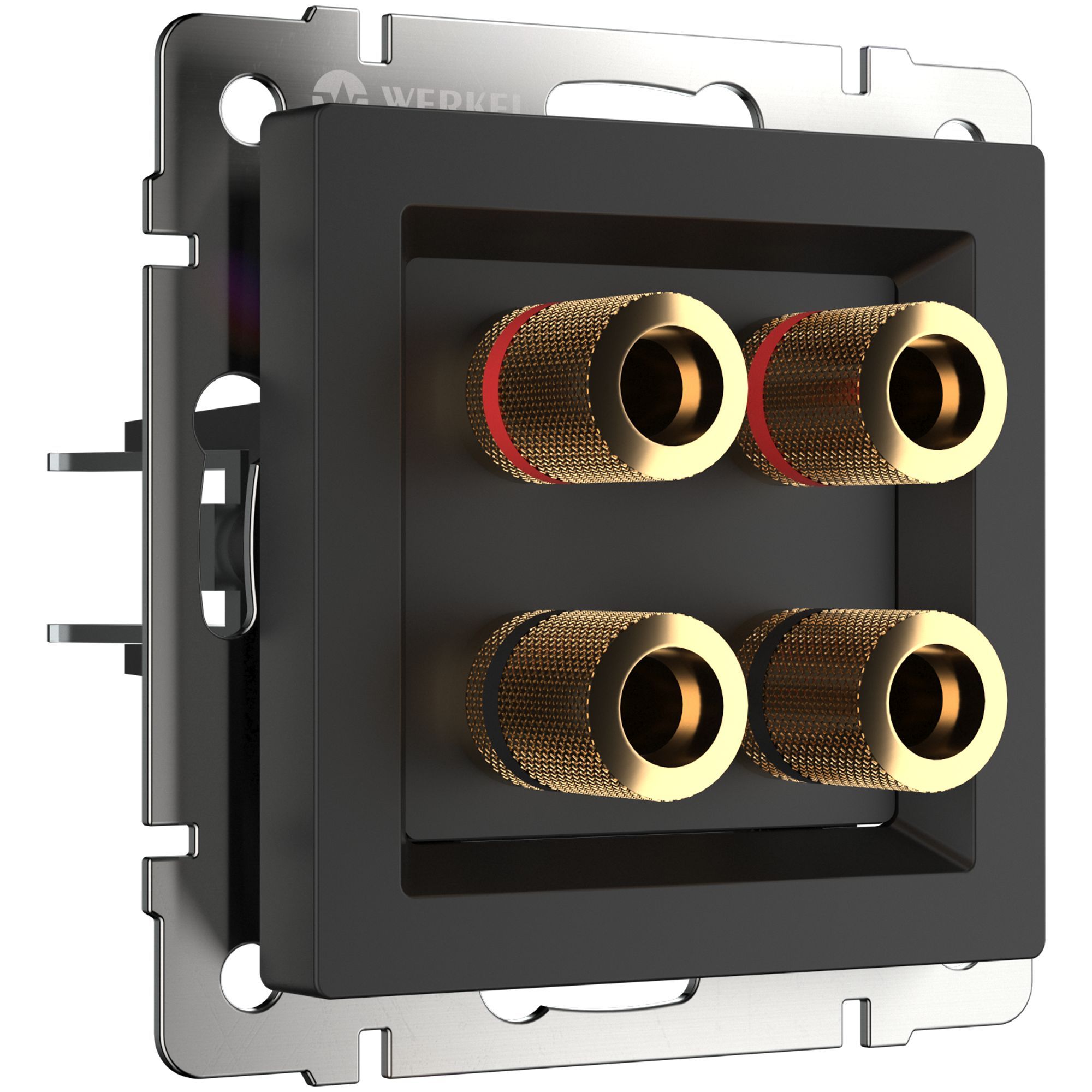 Акустическая розетка (черный матовый) Werkel